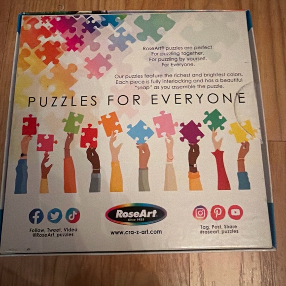 RoseArt My Happy Place 1000 Piece Puzzle - Picture 2 of 2